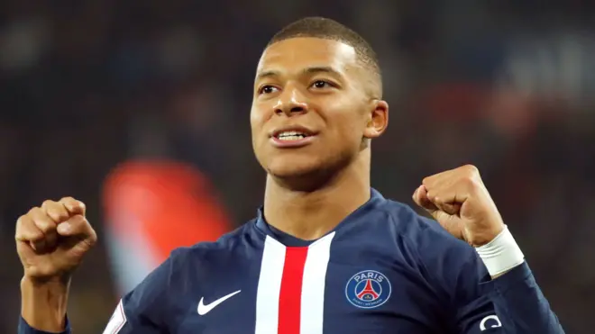 Paris Saint-Germain striker Kylian Mbappe