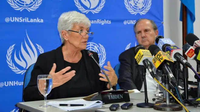 මෙම සොයා ගැනීම් සහ ඔවුන්ගේ නිර්දේශයන් ජිනීවා මානව හිමිකම් මූලස්ථානයට වාර්තා කරන බවයි , මානව හිමිකම් පිලිබඳ එක්සත් ජාතීන්ගේ විශේෂඥයන් දෙදෙනා කියා සිටියේ.