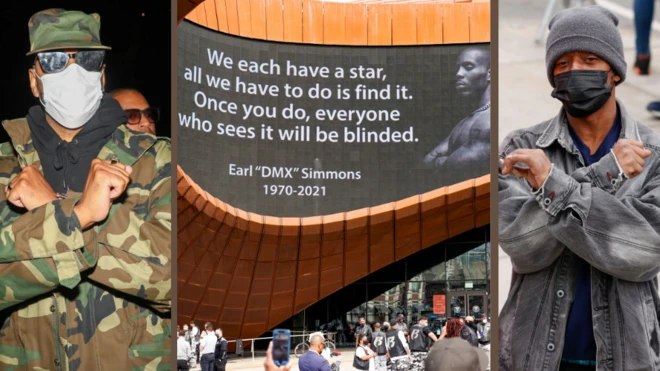 "DMX casket": Pictures from Earl "DMX" Simmons memorial service