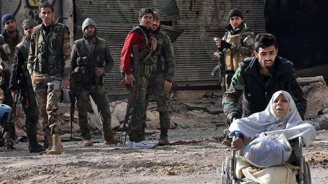 حلب، شامی افواج