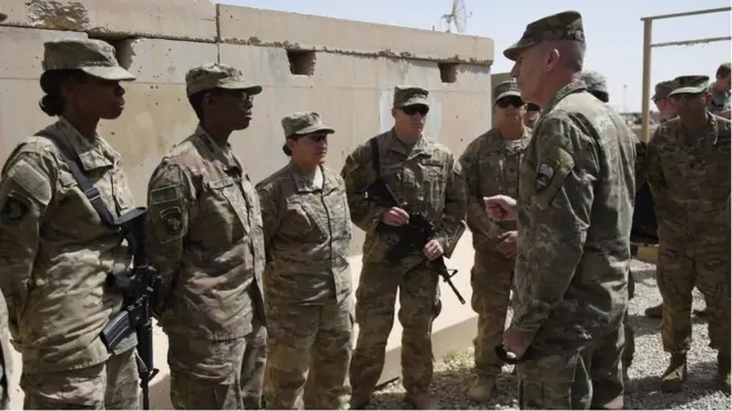 Taliyaha Ciidamada Maraykanka iyo NATO ee dalka Afghanistan , General John Nicholson.