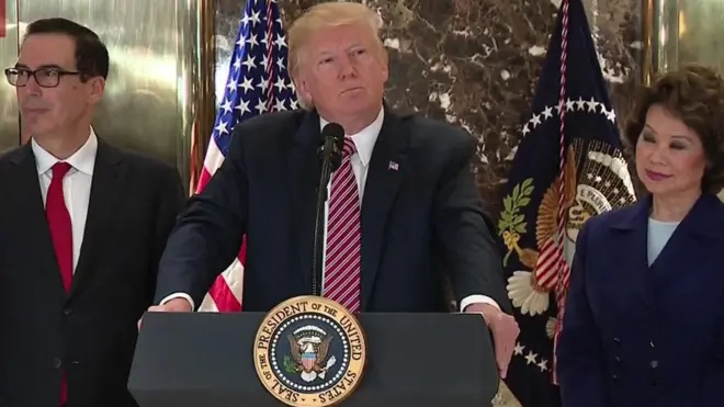 Donald Trump, presidente de Estados Unidos