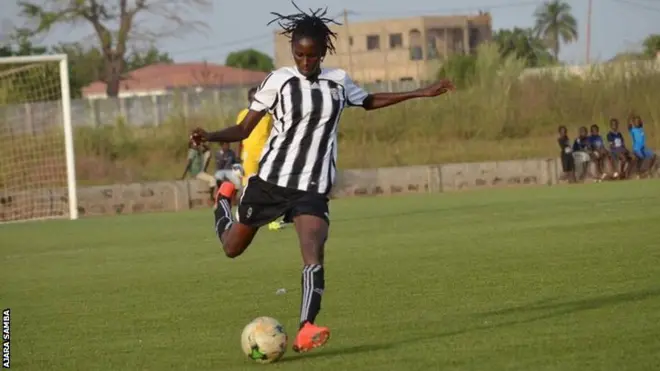 Ajara Samba in action