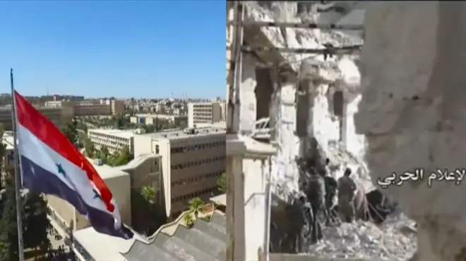 Западный и восточный Алеппо