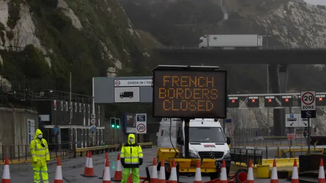 Politicians are thrashing out a plan to reopen the UK-France border and allow freight to pass through the Port of Dover
