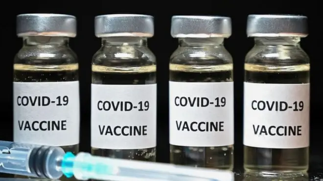 Vials of vaccine against the coronavirus
