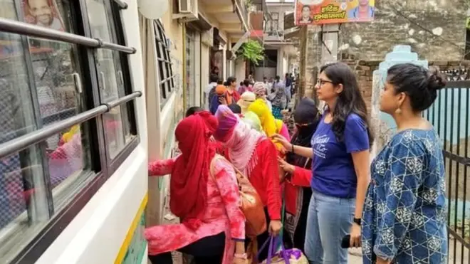 दिल्लीमा हालै उद्धार गरिएका नेपाली महिला