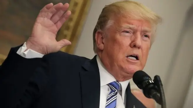 Rais Trump aonywa na wanachama wenzake