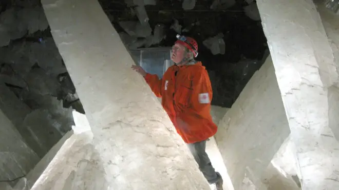 The caves were discovered by miners 100 years ago