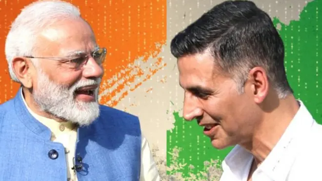 मोदी और अक्षय कुमार