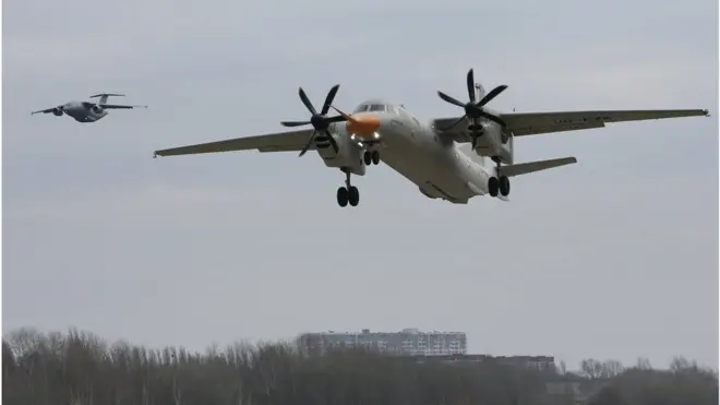 Перший політ транспортника є початком нового етапу випробувань Ан-132D.
