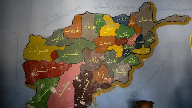 د افغانستان نقشه
