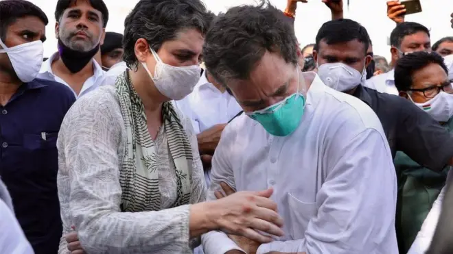 راہل اور پرینکا گاندھی