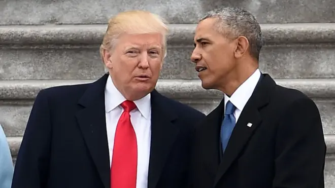 Obama y Trump