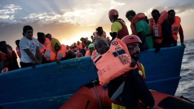 Vikosi vya majini na wahamiaji barani ulaya