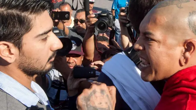 На акции протеста