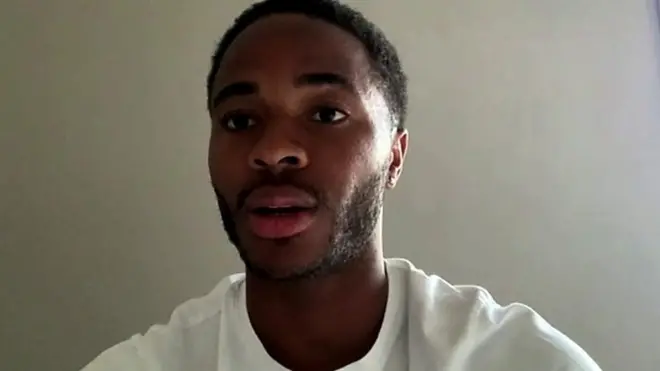 لاعب مانشستر سيتي وخط الأمام رحيم ستيرلينغ