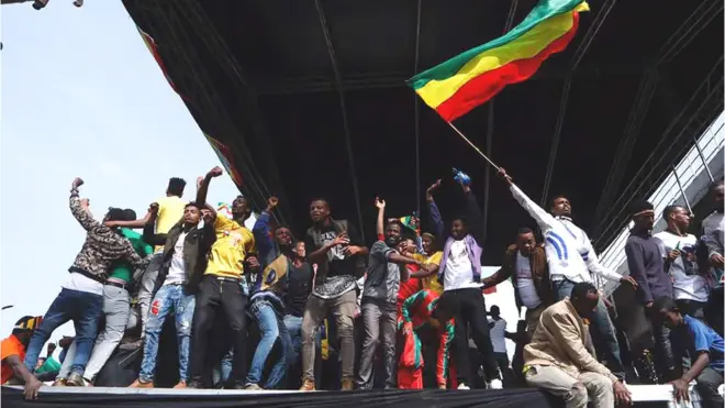 በአዲስ አበባው የድጋፍ ሰልፍ ላይ