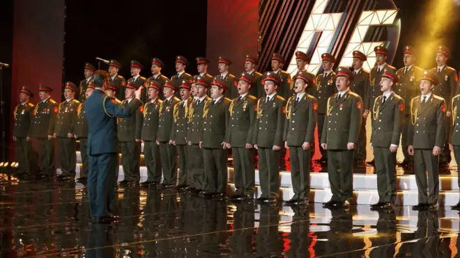 Ансамбль имени Александрова - это крупнейший военный художественный коллектив России.