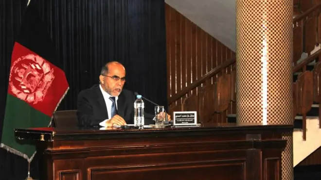 آقای احمدی گفت که این مقدار مواد در ولسوالی خاک جبار نگهداری می‌شد