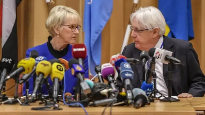 स्वीडन में संयुक्त राष्ट्र के प्रतिनिधि मार्टिन ग्रिफ़िथ्स