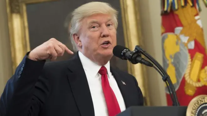 Donald Trump aseguró que va a "enderezar" los malos acuerdos comerciales de su país.