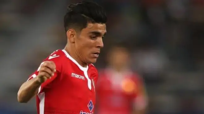 Ashraf Bencharki nyere Wydad Casablanca aka ị nweta iko "African Champions League" nke 2017.