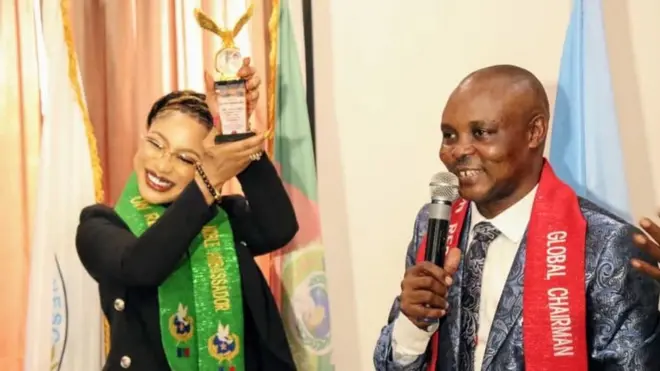 Tonto Dike receive United Nations Ambassador Awards