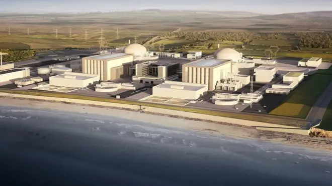 Hinkley Point C nükleer santralinin bitmiş hali bu şekilde resmedildi