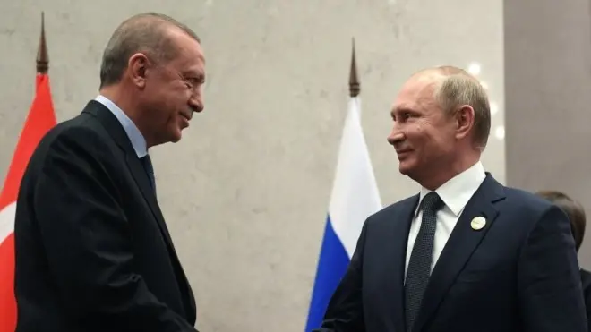 Cumhurbaşkanı Recep Tayyip Erdoğan ve Rusya Devlet Başkanı Vladimir Putin