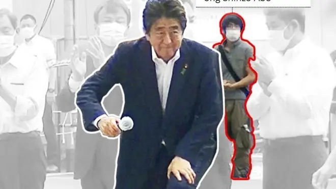 Ông Shinzo Abe chuẩn bị lên phát biểu