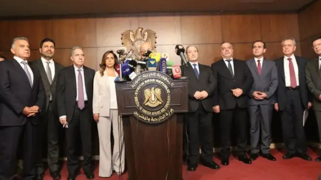 وفد وزاري لبناني رفيع المستوى في دمشق لأول مرة منذ 10 أعوام