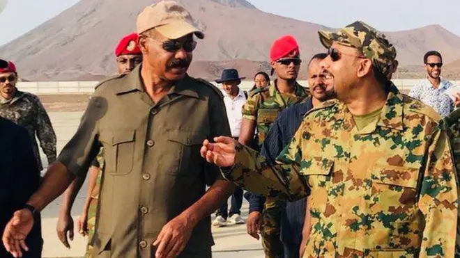 ፕሬዝዳንት ኢሳያስና ጠቅላይ ሚኒስትር ዐብይ