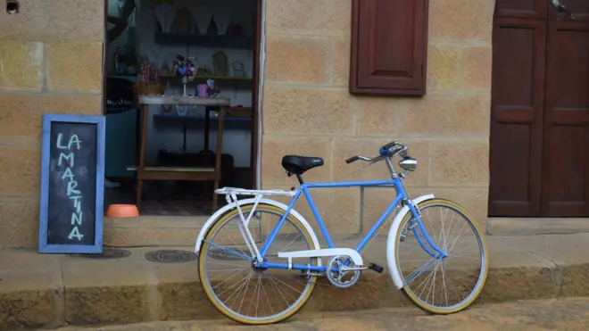 Bicicleta celeste