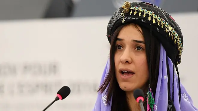 نادیه: تمه لرم یوه ورځ په ټوله نړۍ کې ښځې وکړی شي د هغه څه په اړه چې پرې تېر شوي د خطر له احساس پرته خبرې وکړي.