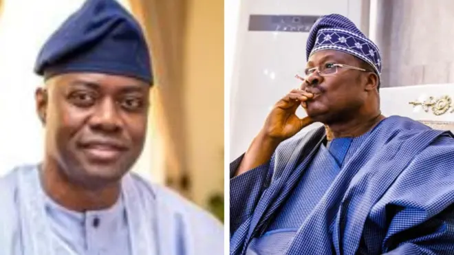 Seyi Makinde ti ẹgbẹ́ òsèlú PDP ní àwọn ènìyàn dìbò yàn gẹ́gẹ́ bí gómìnà tuntun ní ìpínlẹ̀ Ọyọ.