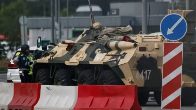 Облаштований у Москві блокпост