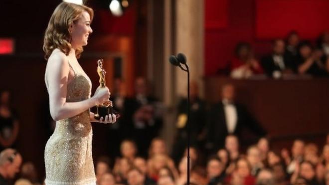 Emma Stone at Oscars 2017