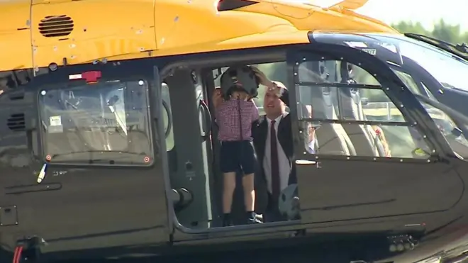 вертолет и принц джордж