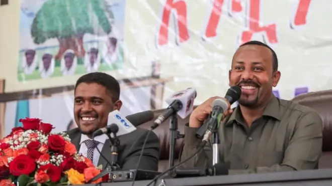 MM Abiy Ahimadiifi Pirezidantii Itti - aanaa Oromiyaa Obbo Shimallis Abdiisaa