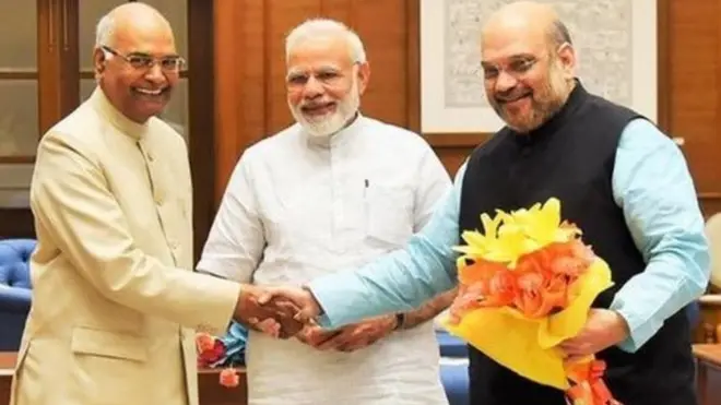 रामनाथ कोविंद-मोदी-शाह