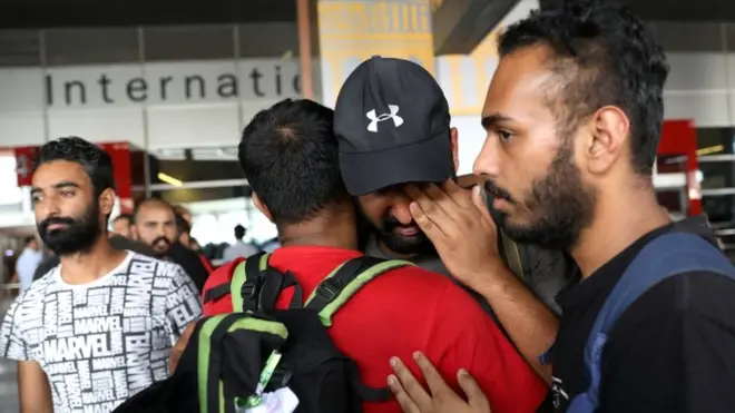 मेक्सिको से लौटे भारतीय