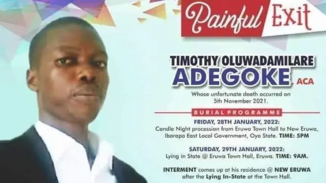 Aworan eto isinku Adegoke