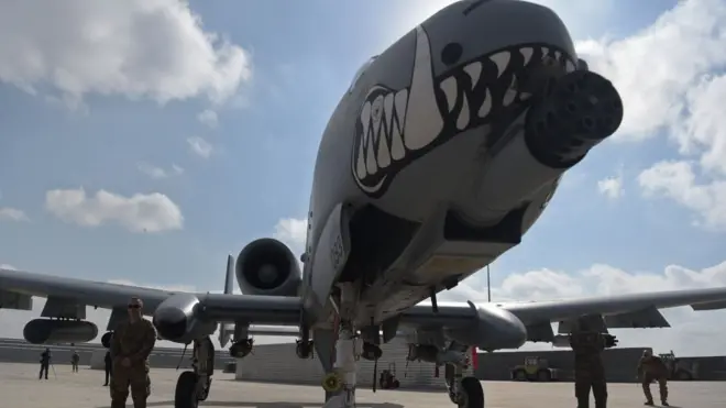 A-10 Thunderbolt на базе США в Кандагаре