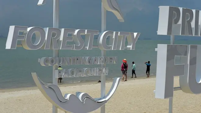 Có tới hai phần ba các căn hộ đã được bán ra trong dự án Forest City thuộc sở hữu của các khách hàng Trung Quốc