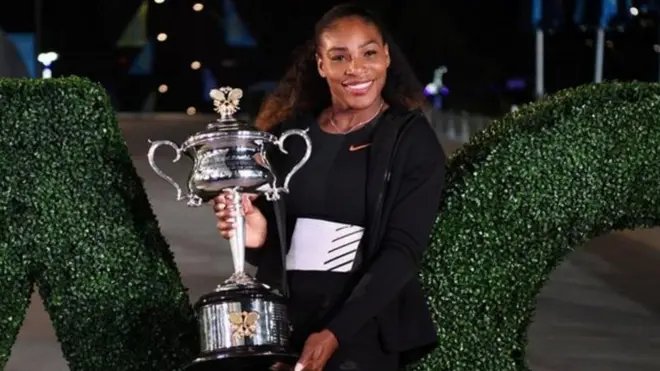 فازت سيرينا ويليامز بلقبها الفردي رقم 23 في بطولات غراند سلام الكبرى في بطولة أستراليا المفتوحة عام 2017