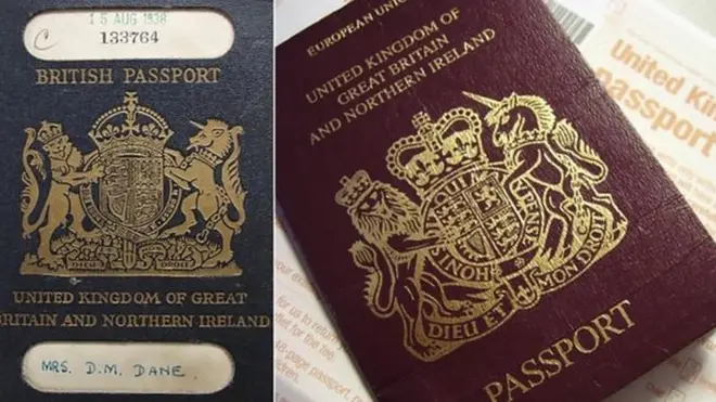 جواز السفر البريطاني سيعود للونه الأزرق