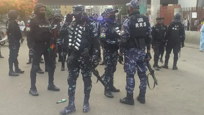 Lekki Toll Gate Lagos Nigeria [EndSARS protest]