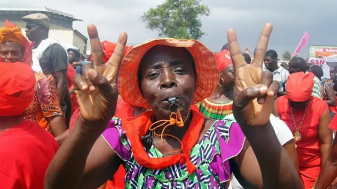 Manifestation pour réclamer des réformes au Togo (Archives)