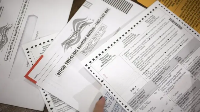 امریکی انتخاب، پوسٹل بیلٹ، امریکہ